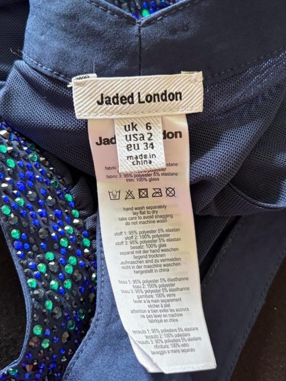 Jaded London 6am Cut Out Bodysuit - Picture 2 of 4